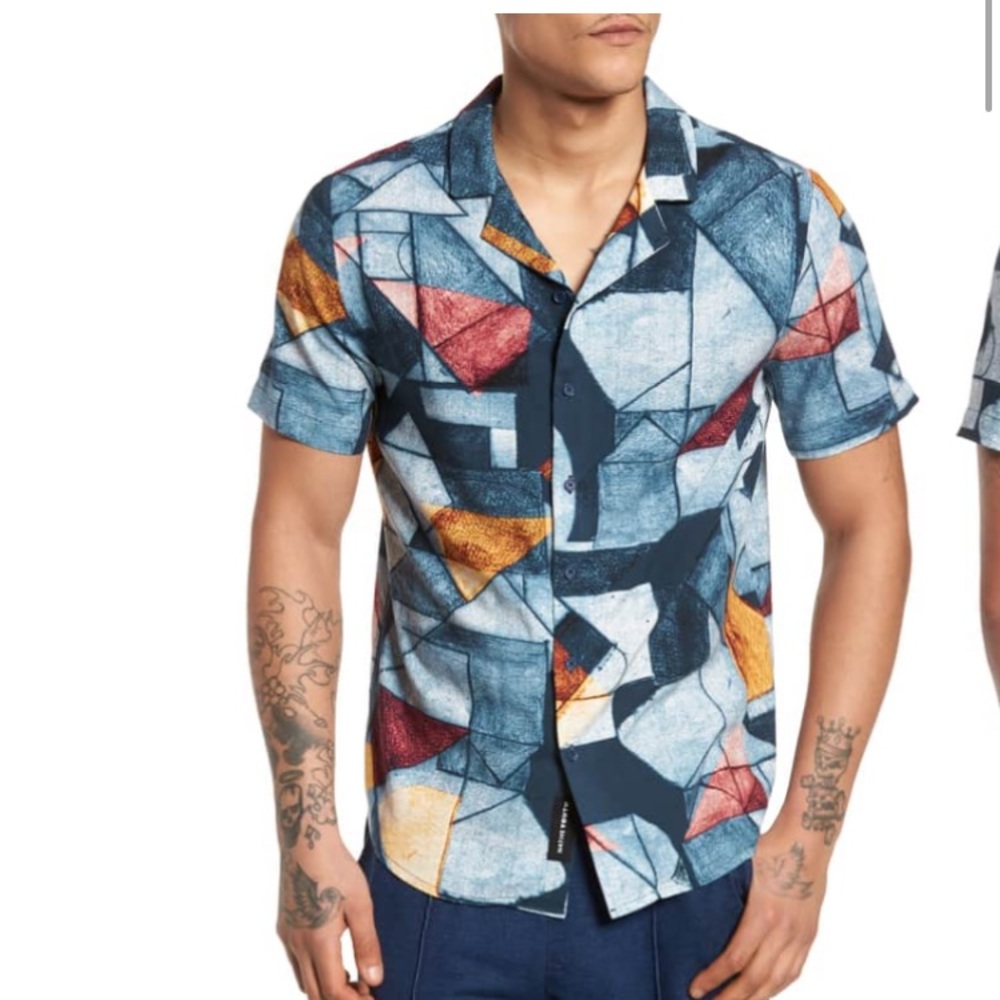 ISO- Native Youth Olio Etch Woven Shirt